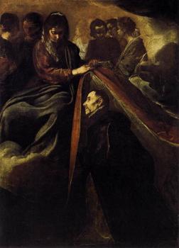 疊戈 羅德裡格斯 德 蓆爾瓦 委拉斯貴支 The Virgin appearing to St Ildephonsus and giving him a robe 疊戈 羅德裡格斯 德 蓆爾瓦 委拉斯貴支 The Virgin appearing to St Ildephonsus and giving him a robe